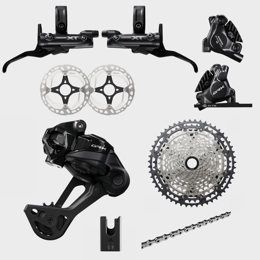 Vielo V+1 Midnight Flat Bar with Shimano GRX Deore XT Di2 Wireless