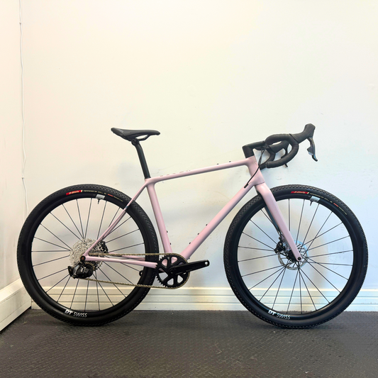 Vielo V+1 Medium Rock Salt with Sram Rival XPLR, Power Meter and DT Swiss G1800 wheels