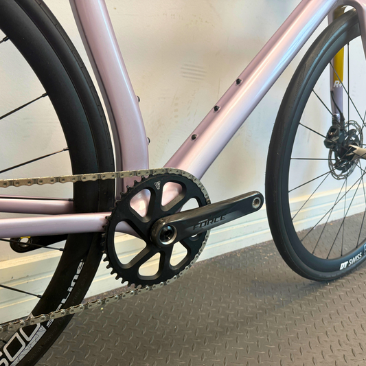 Vielo R+1 Medium Lilac Sram Force D1 AXS with DT Swiss ER1600 wheels