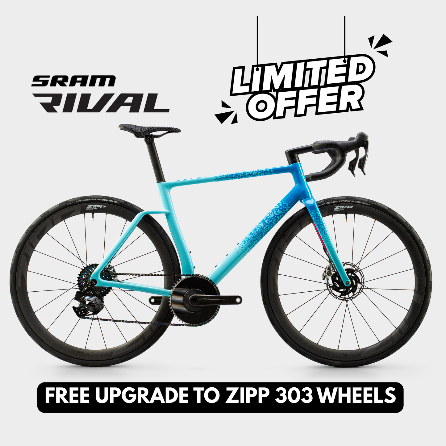 Vielo R+1 Wireless 1x Road bike SRAM Rival e-Tap AXS 12 Speed