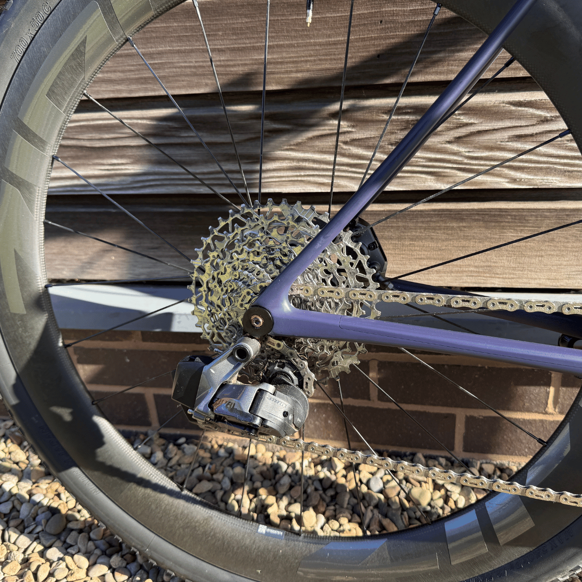 Vielo V+1 Midnight Ex Demo - Medium Sram Rival 12 speed wireless shifting and Zipp 303s xplr wheels