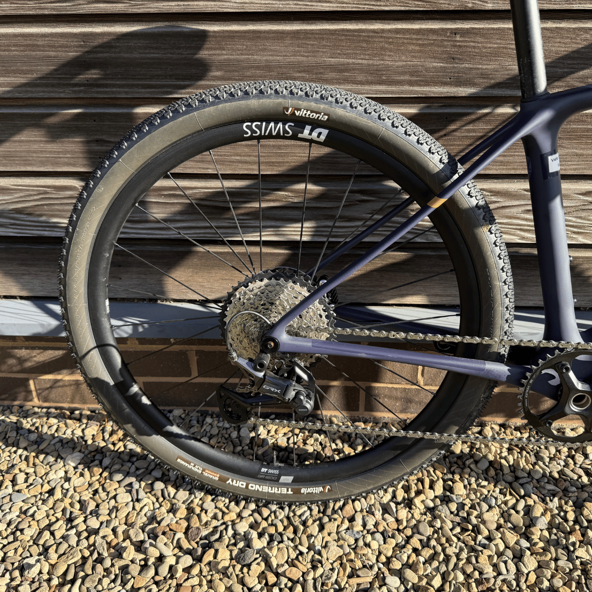 Vielo V+1 Midnight Ex Demo - X-Small Shimano GRX mechanical shifting 12 speed and Dt Swiss GR1600 wheels